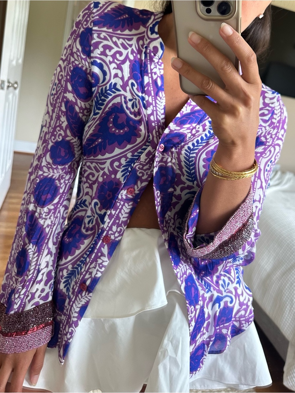 Zara Beaded Blouse